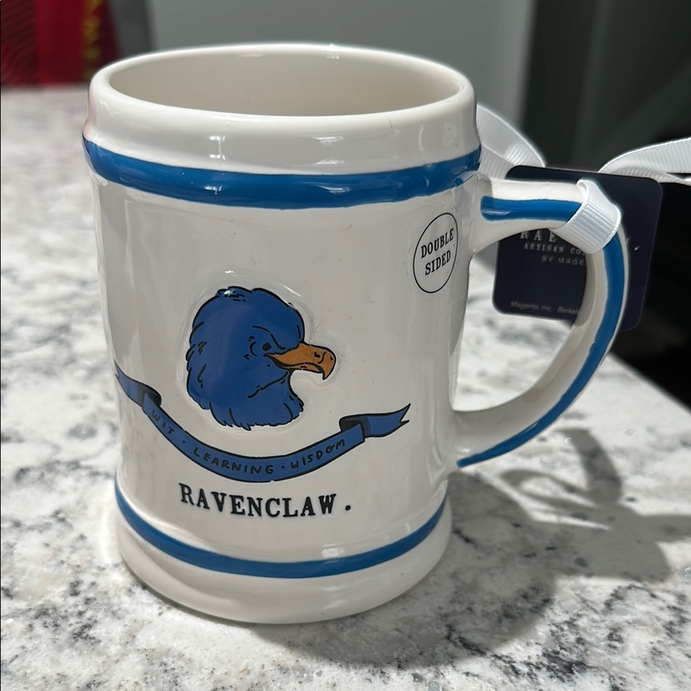Rae Dunn Harry Potter “Ravenclaw” Ceramic Double Sided Mug (NWT)